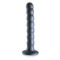 Ouch! Plug Beaded G-Spot M 16.5 x 2.5cm Gris